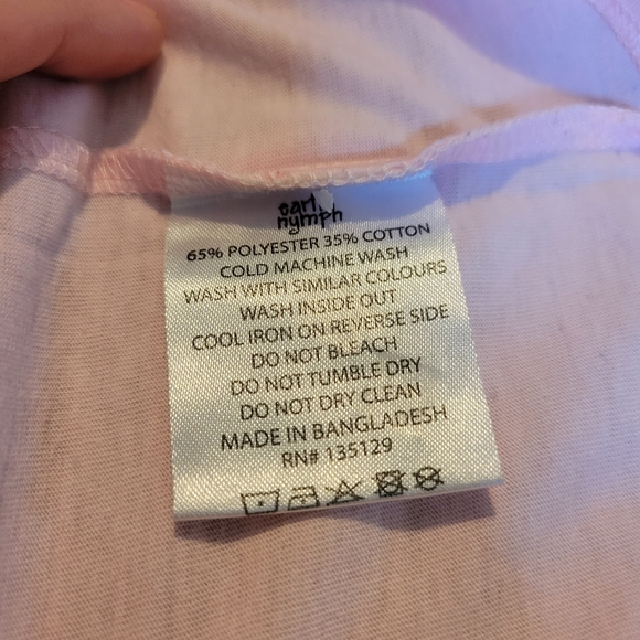 Block Island Mermaid T-shirt, pink, size 8 - Picture 6 of 6